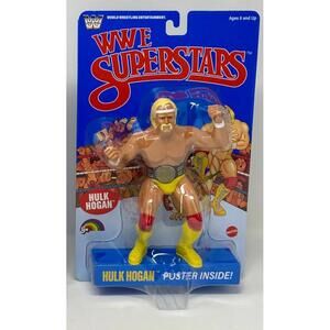 WWE LJN MATTEL SUPERSTARS HULK HOGAN 8" ACTION FIGURE 1980s RETRO! NEW! IN HAND!
